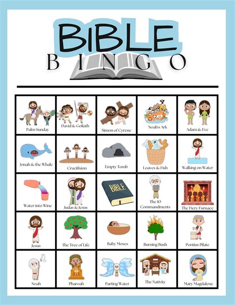 christian bingo age|Free Printable Bible Bingo Games For The Whole Family .